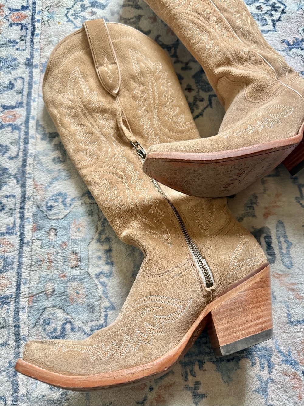 ARIAT Casanova Suede Knee High Boots - Picture 3 of 9